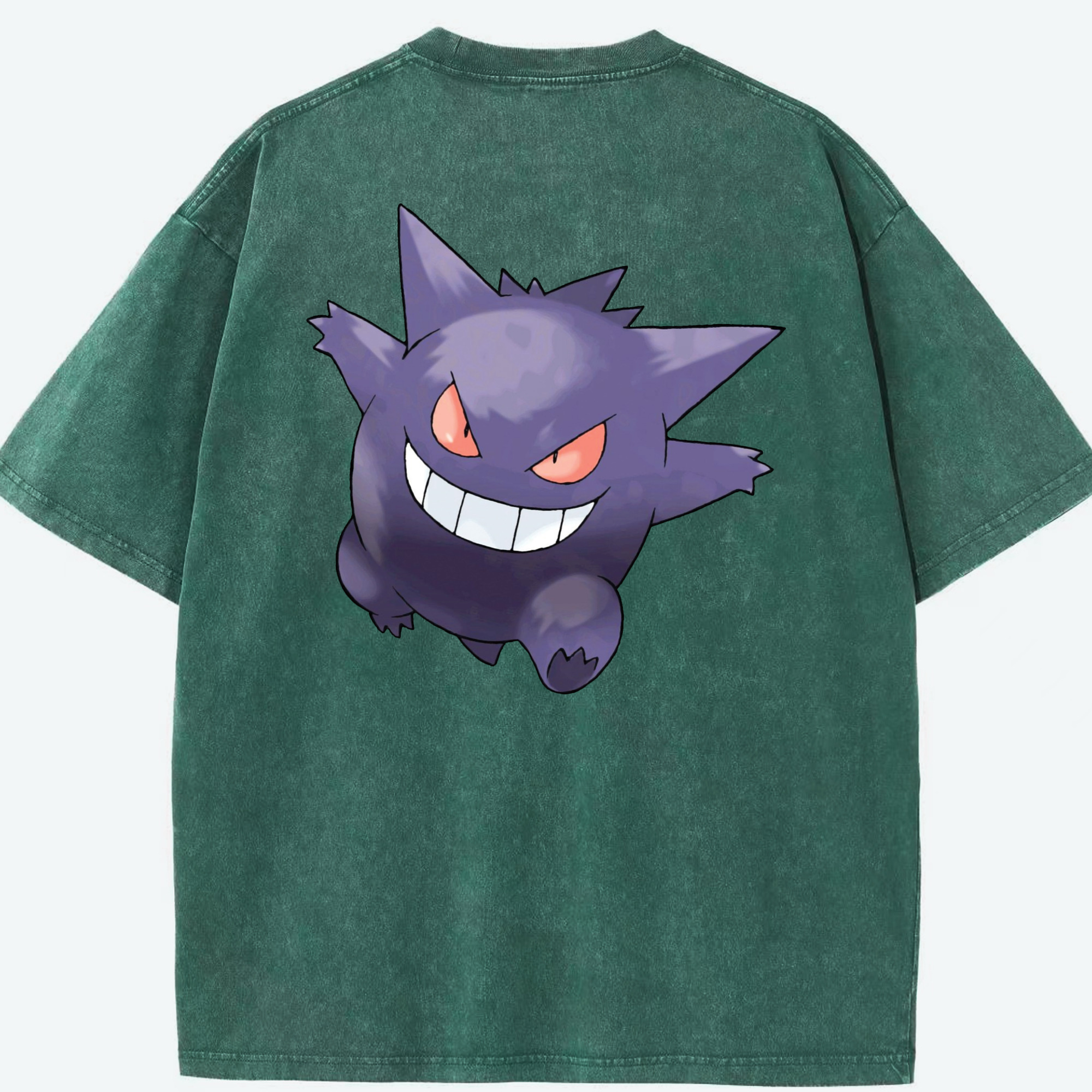 （画像用） ポケットモンスター Pokémon 綿100% ヴィンテージ風 半袖Tシャツ（背面プリント）